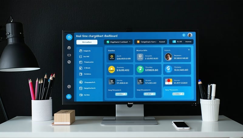 Merchantech real-time chargeback alert dashboard